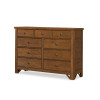 Lake House Sailcloth Jenny Lind Bedroom Set w/ Pinecone Casegoods