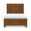 Lake House Pinecone Youth Louvered Panel Bed