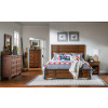 Lake House Pinecone Louvered Panel Bedroom Set