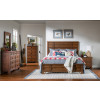 Lake House Pinecone Louvered Panel Bedroom Set