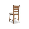 Lake House Pinecone Ladder Back Counter Height Chair (Set of 2)