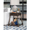 Lake House Sea Glass and Dried Tobacco Occasional Table Set