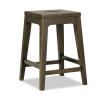 Lake House Dried Tobacco Counter Height Backless Stool (Set of 2)