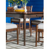 Lake House Pinecone and Dried Tobacco Dining Room Set w/ Pinecone Woven Back Chairs