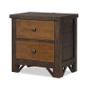 Lake House Pinecone and Dried Tobacco Youth Louvered Panel Bed