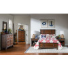 Lake House Pinecone and Dried Tobacco Youth Louvered Panel Bedroom Set