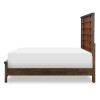 Lake House Pinecone and Dried Tobacco Louvered Panel Bed