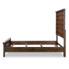 Lake House Pinecone and Dried Tobacco Louvered Panel Bed