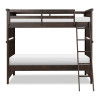 Lake House Pinecone and Dried Tobacco Twin over Twin Bunk Bed