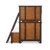 Lake House Pinecone and Dried Tobacco Bunk Bedroom Set