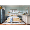 Lake House Sailcloth Jenny Lind Bedroom Set w/ Sea Glass Casegoods