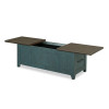 Lake House Sea Glass and Dried Tobacco Occasional Table Set