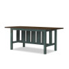 Lake House Sea Glass and Dried Tobacco Counter Height Table
