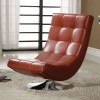 Trinidad Swivel Chair (Mahogany Red)