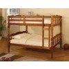 Catalina Twin over Twin Bunk Bed (Oak)