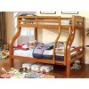 Solpine Twin over Full Bunk Bed (Oak)
