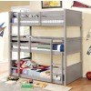 Therese Triple Decker Twin Bed (Gray)