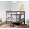 Emilie Twin over Twin Bunk Bed (Warm Gray)