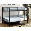 Clement Metal Full over Full Bunk Bed