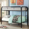 Opal Twin over Twin Bunk Bed (Black)