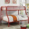 Opall Twin over Full Bunk Bed w/ Trundle (Red)