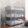 Opall II Triple-Decker Bunk Bed (Silver)