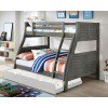 Hoople Twin over Full Bunk Bed (Gray)