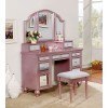 Tracy Vanity w/ Stool (Rose Gold)