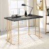 Delphine Desk (Gold and Black)