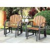 Perse Outdoor Rocking Chairs w/ Attached Table