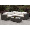 Somani Outdoor L-Shaped Sectional Set (Configuration 13)