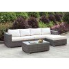 Somani Outdoor L-Shaped Sectional Set (Configuration 14)