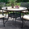 Charissa Outdoor Round Dining Table