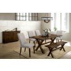 Woodworth Dining Room Set w/ Padded Chairs and Bench
