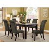 Sania III 72-Inch Dining Room Set w/ Gray Chairs