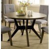 Abelone Round Dining Table (Gray)
