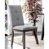 Abelone Side Chair (Gray) (Set of 2)