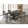 Stacie Counter Height Dining Set (Gray)