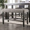 Brule Counter Height Bench (Gray)