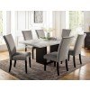 Kian Dining Room Set w/ Light Gray Chairs