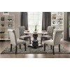 Elfredo Dining Room Set w/ Light Gray Chairs