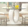 Lodia I White Round Dining Table