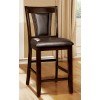 Brent II Counter Height Chair (Brown) (Set of 2)