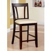 Brent II Counter Height Chair (Ivory) (Set of 2)