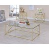 Pamplona 3-Piece Occasional Table Set (Champagne)