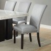 Camila Dining Chair (Silver PU) (Set of 2)