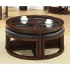 Crystal Cove II Coffee Table w/ 4 Stools