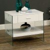 Raya End Table (White)