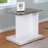 Mannedorf End Table (Black and White)