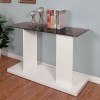 Mannedorf Sofa Table (Black and White)